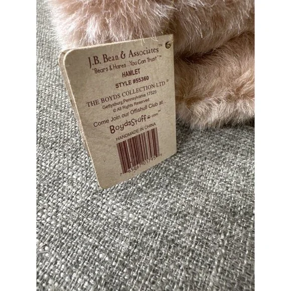 Hamlet Plush Pig Stuffed Toy By Boyds Bears & Friends Collectible - Picture 11 of 11